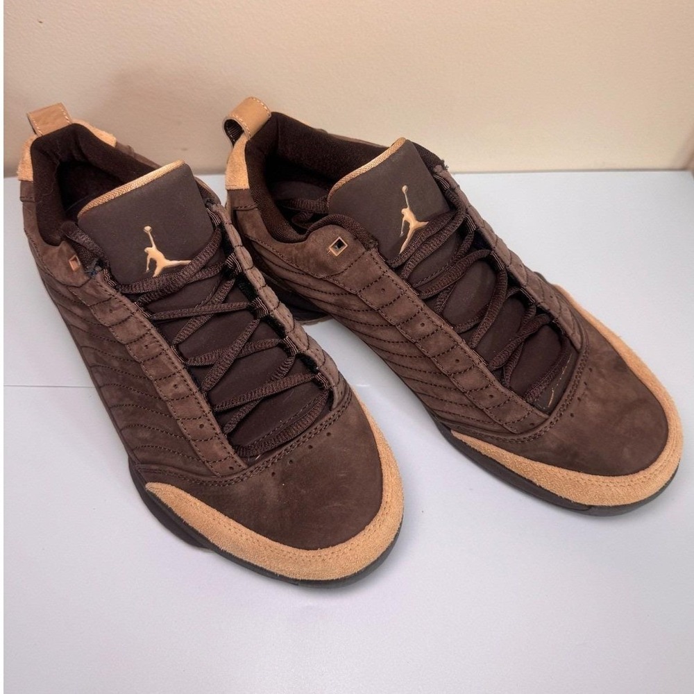 Jordan Air Jordan 19 XIX Low Cinder British Khaki‎ Mens 8 2004 Vintage